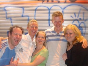 Paige and I with the boys